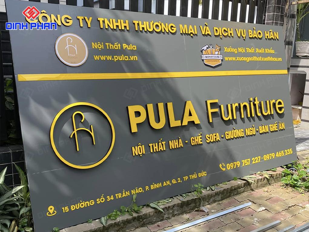 Giá thi công bảng hiệu Alu