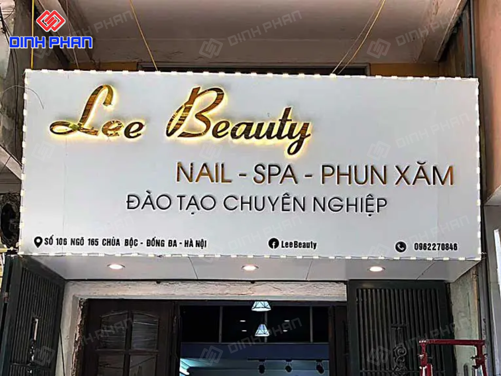 Giá thi công bảng hiệu Alu
