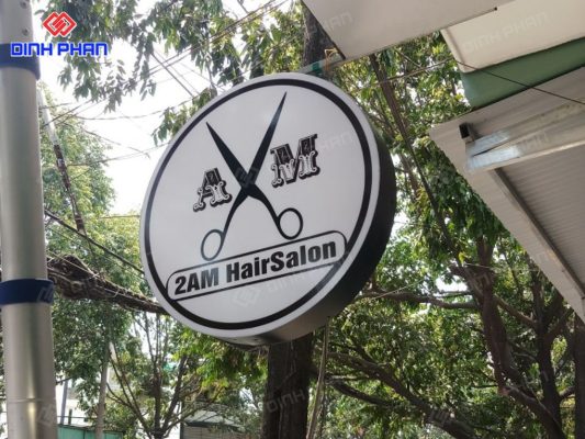 Làm bảng hiệu hộp đèn mica