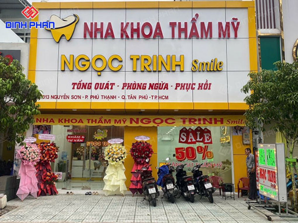 Làm bảng hiệu nha khoa