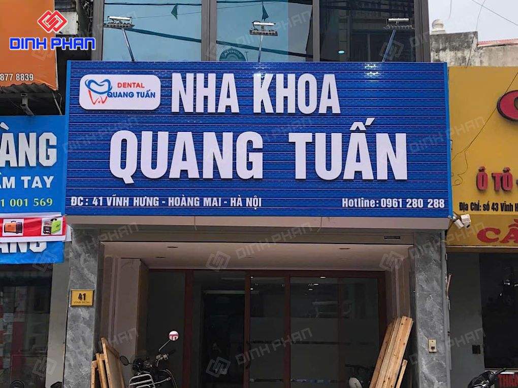 Làm bảng hiệu nha khoa