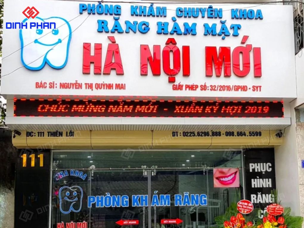 Làm bảng hiệu nha khoa