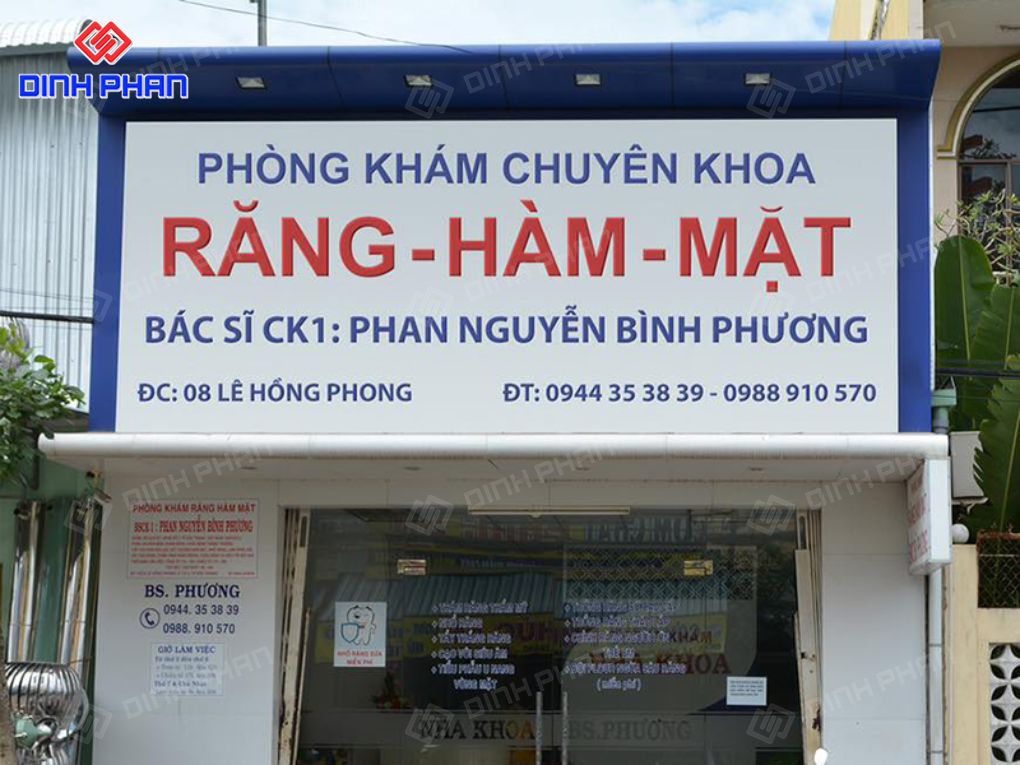 Làm bảng hiệu nha khoa