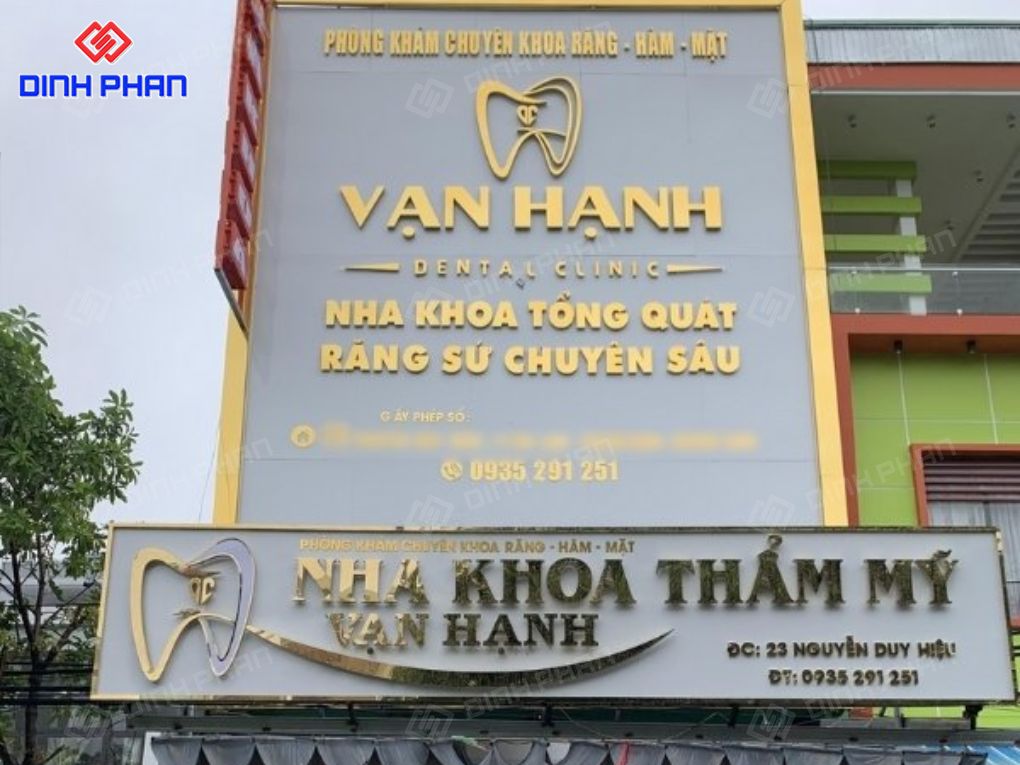 Làm bảng hiệu nha khoa