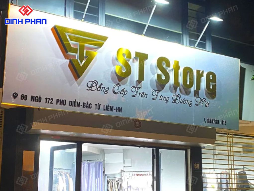 Làm bảng hiệu shop thời trang