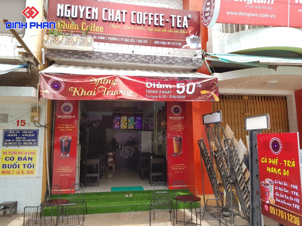 Mẫu bảng hiệu cafe
