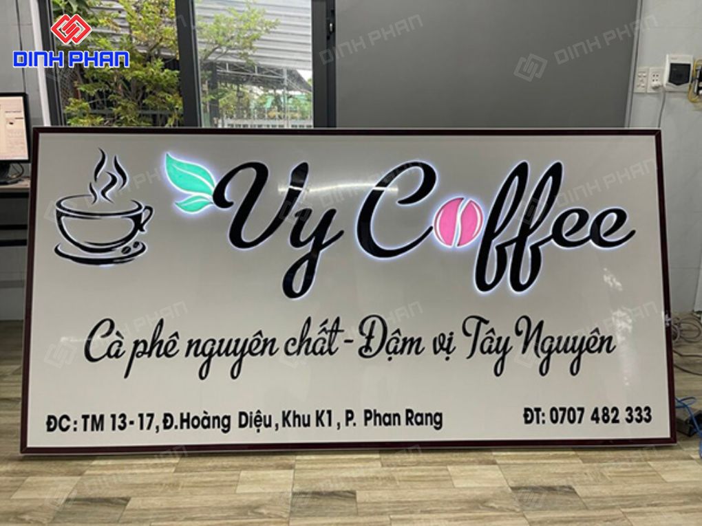 Mẫu bảng hiệu cafe
