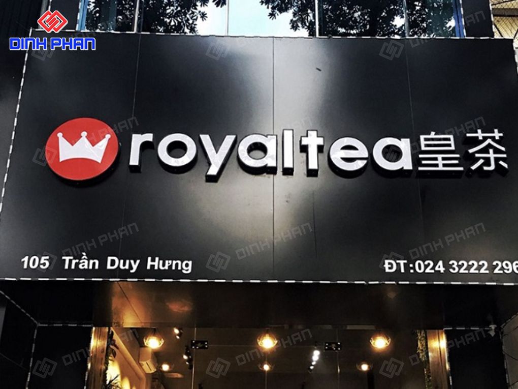 Mẫu bảng hiệu trà sữa