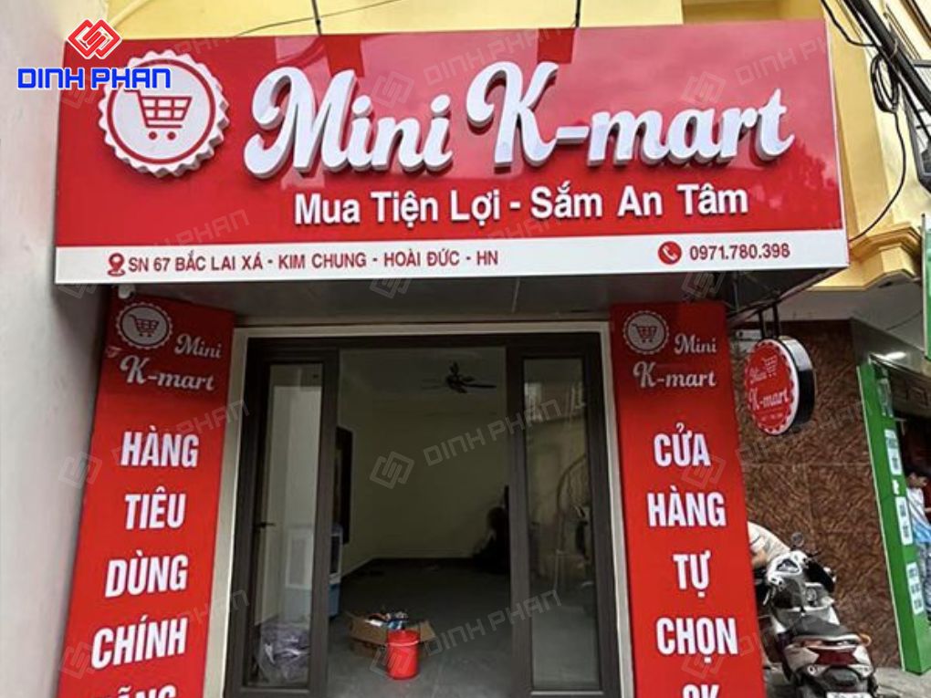 Giá bảng hiệu alu chữ nổi