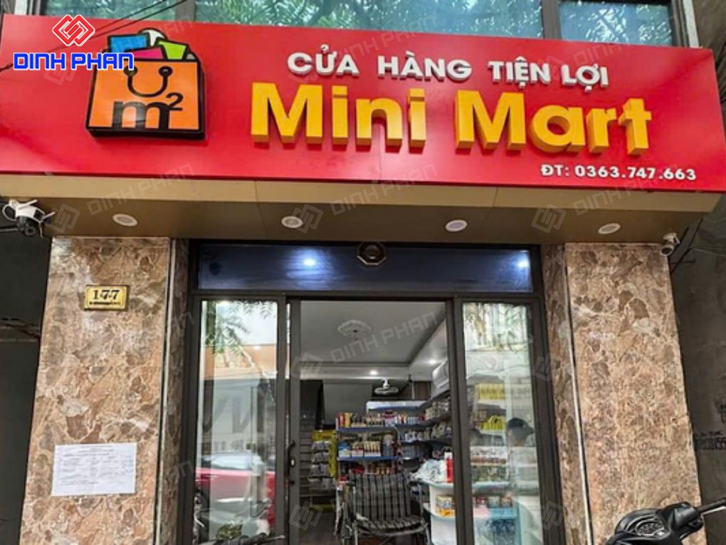 Giá bảng hiệu alu chữ nổi