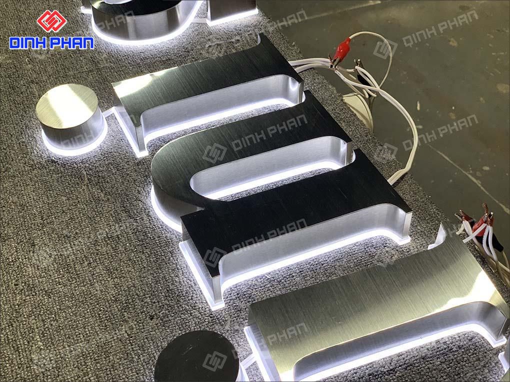Chữ inox trắng