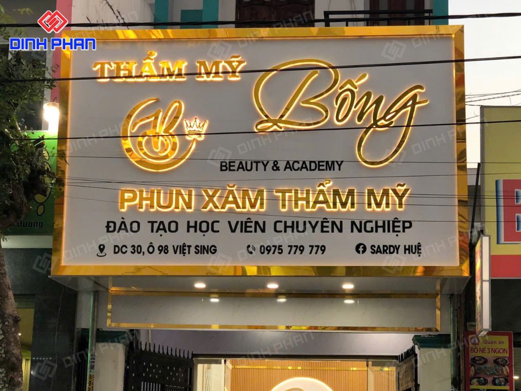 Giá bảng hiệu chữ nổi đèn led