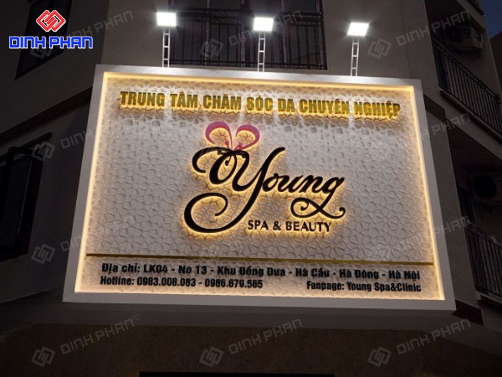 Giá bảng hiệu chữ nổi đèn led