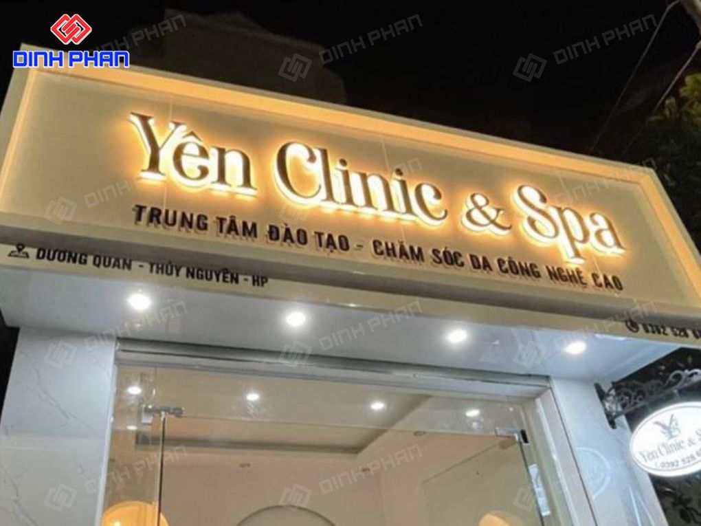 Giá bảng hiệu chữ nổi đèn led