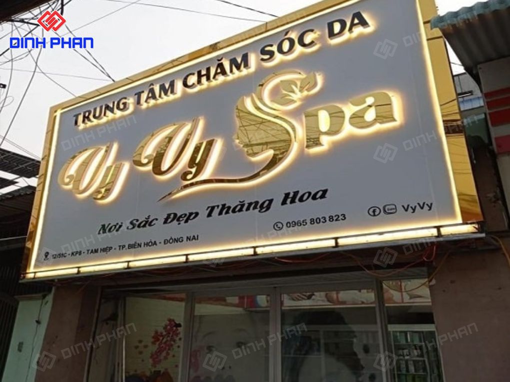 Giá bảng hiệu chữ nổi đèn led