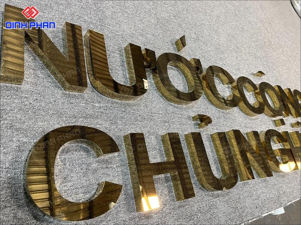 Gia Công Chữ Nổi Inox