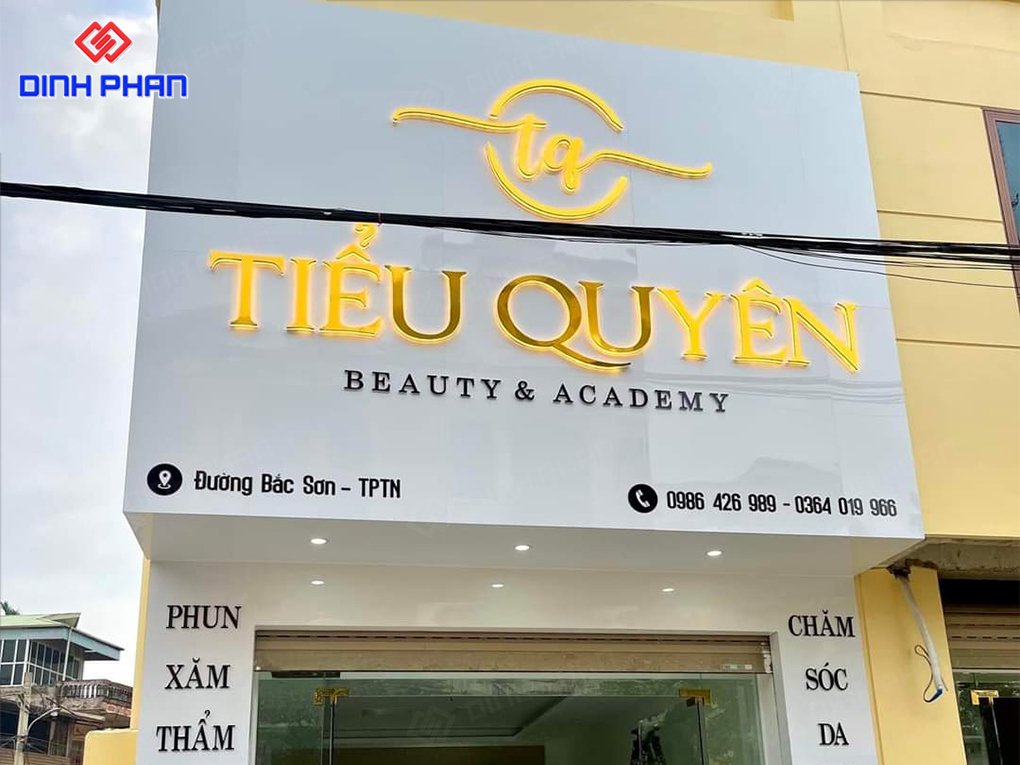 Làm bảng hiệu spa