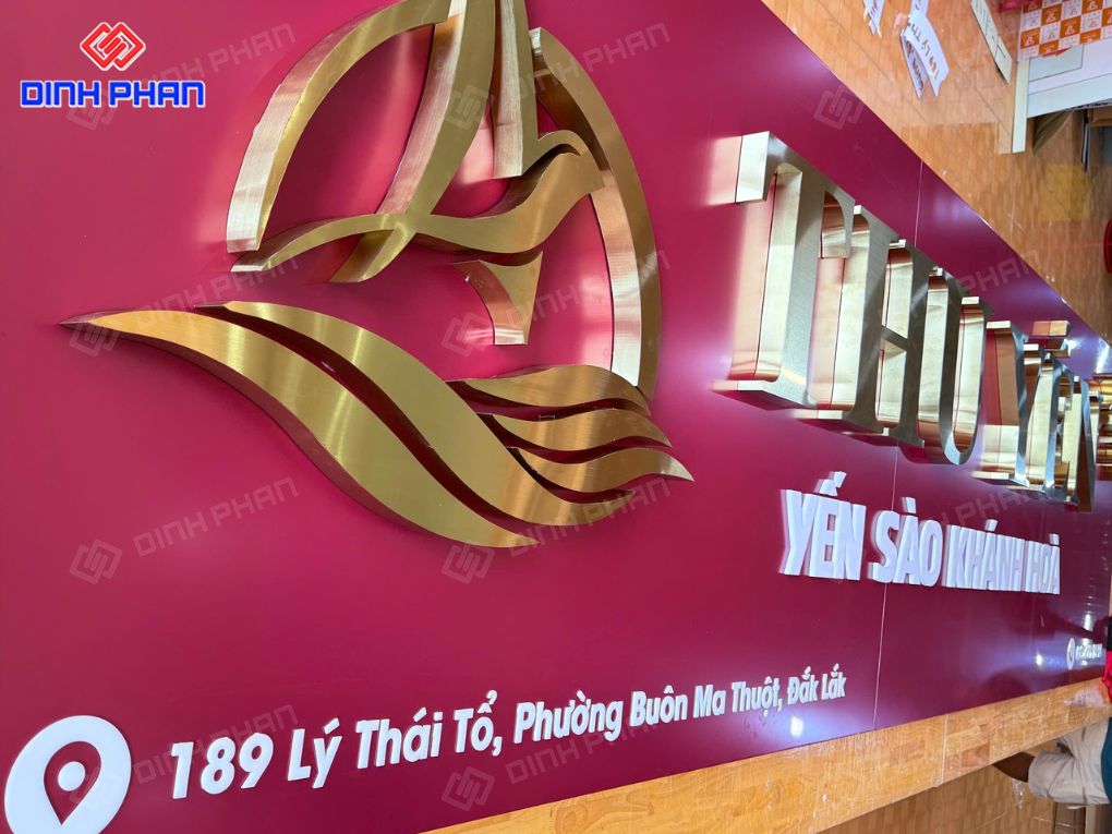 Làm chữ nổi inox giá rẻ