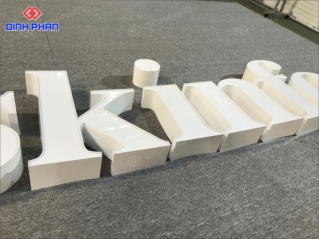 Làm bảng chữ nổi 3d