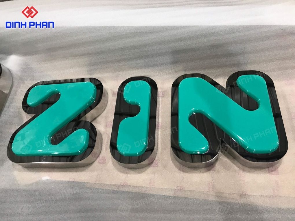 Làm bảng chữ nổi 3d