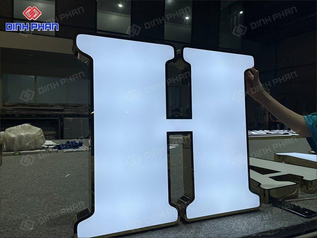 Làm bảng chữ nổi 3d