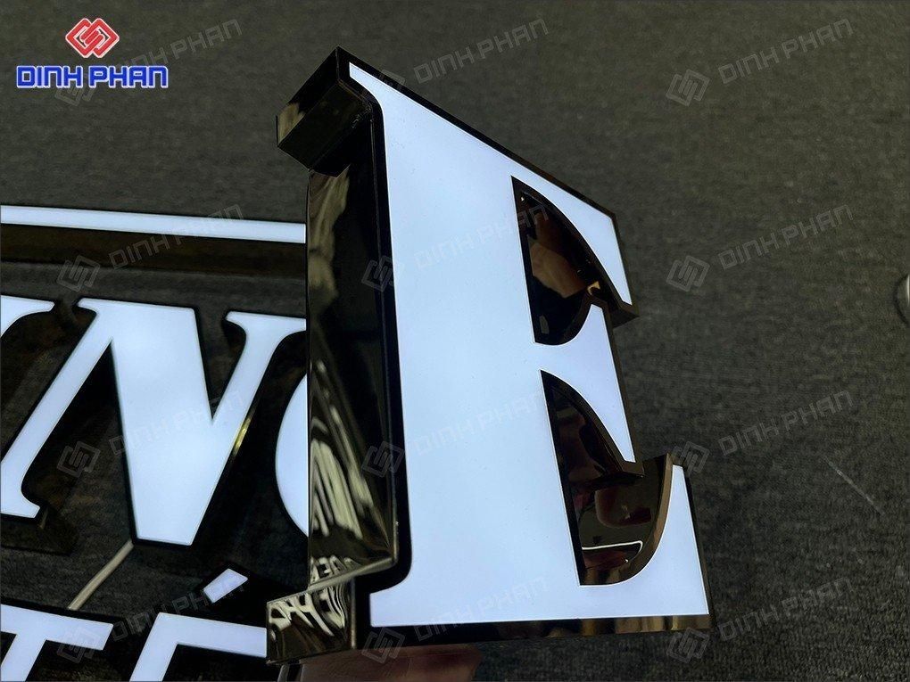 Làm bảng chữ nổi 3d