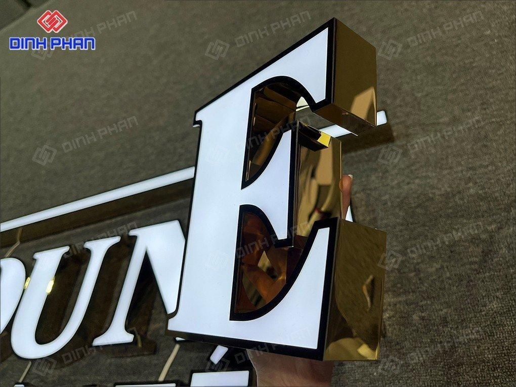 Làm bảng chữ nổi 3d
