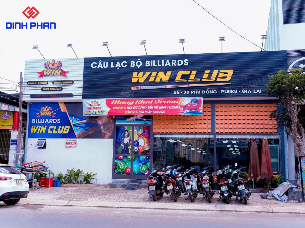 Bảng hiệu bida