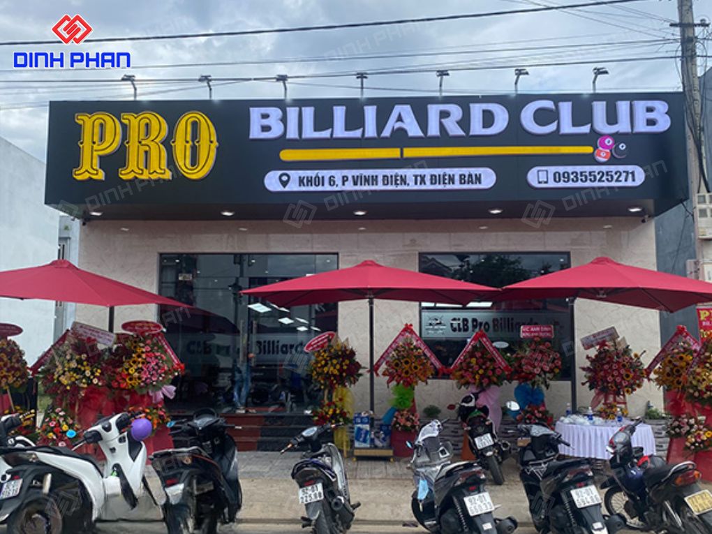 Bảng hiệu bida