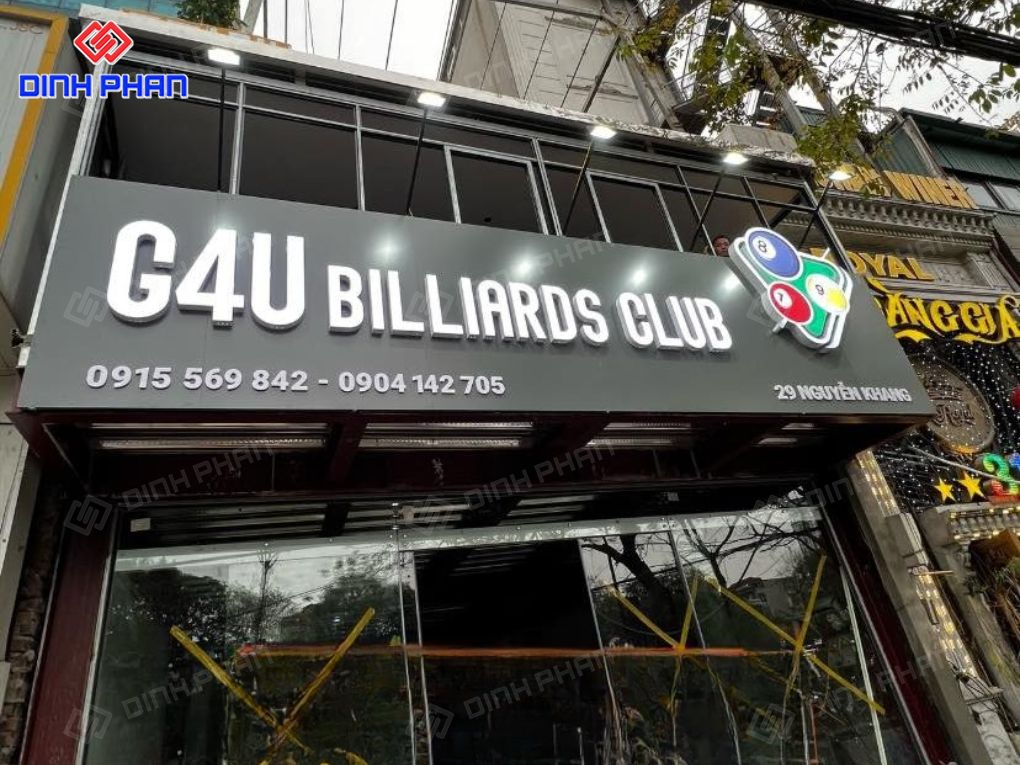 Bảng hiệu bida