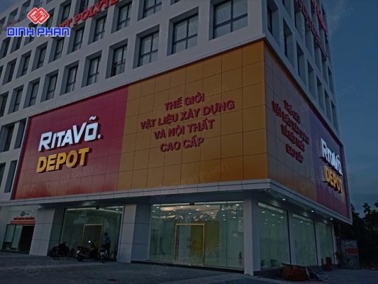 Bảng hiệu tòa nhà