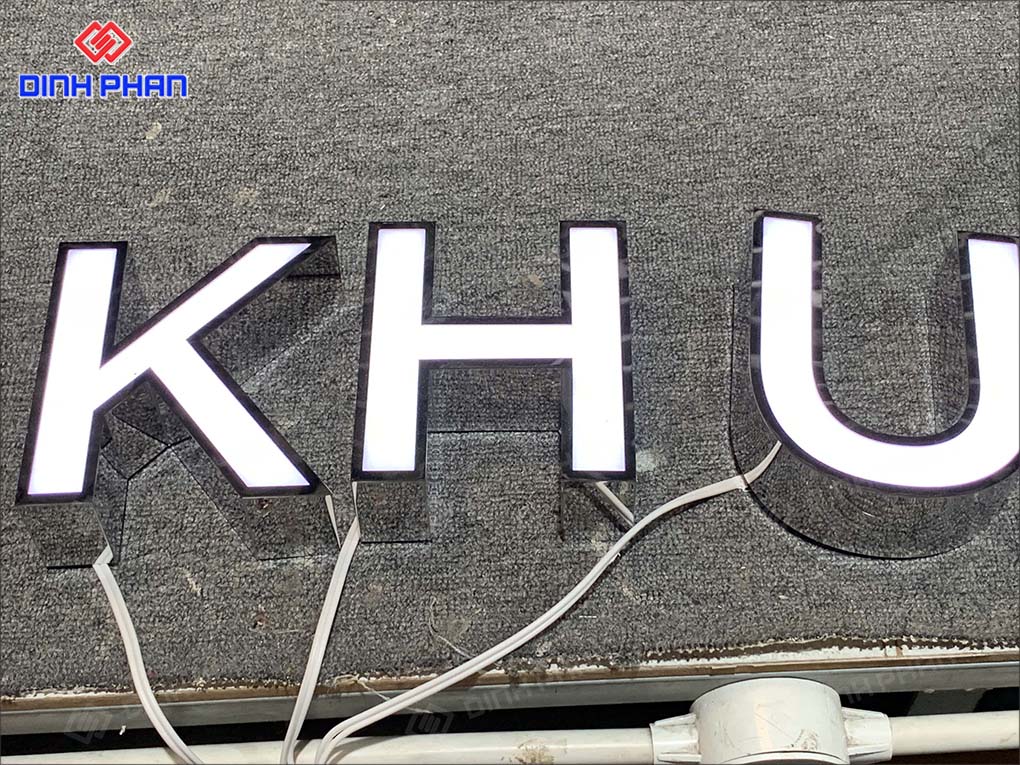Biển quảng cáo chữ nổi alu