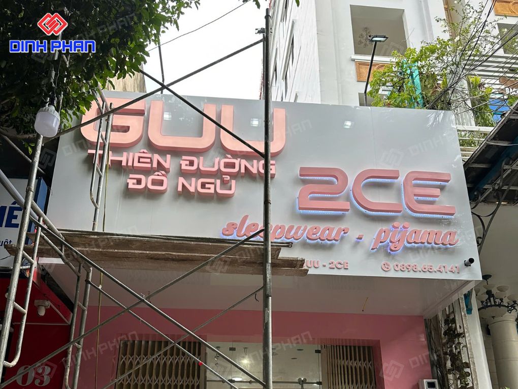 Biển quảng cáo chữ nổi đẹp