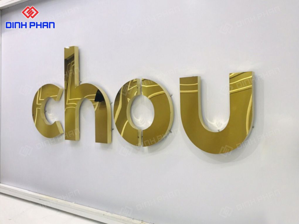 Giá chữ Alu gương vàng