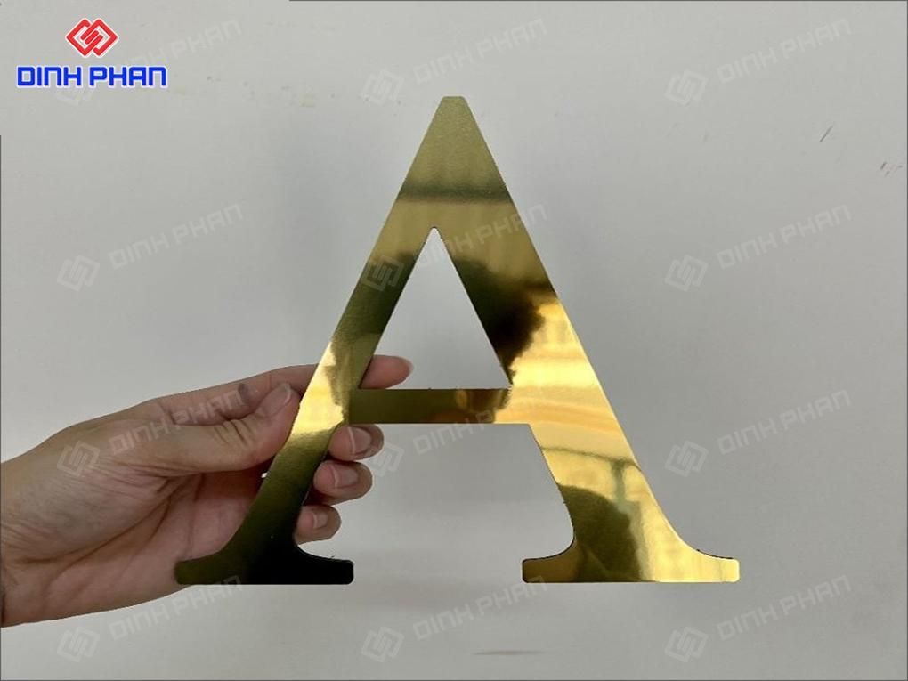 Giá chữ Alu gương vàng