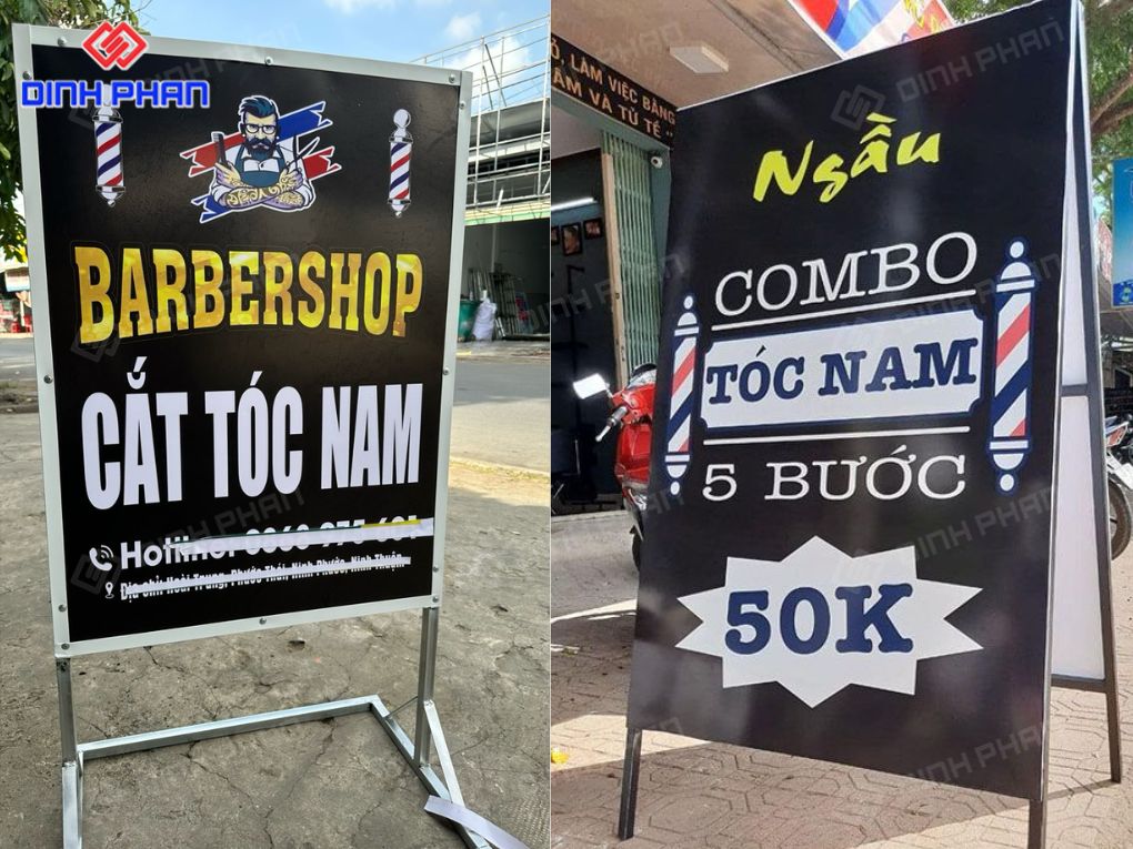 Bảng Hiệu Cắt Tóc Nam