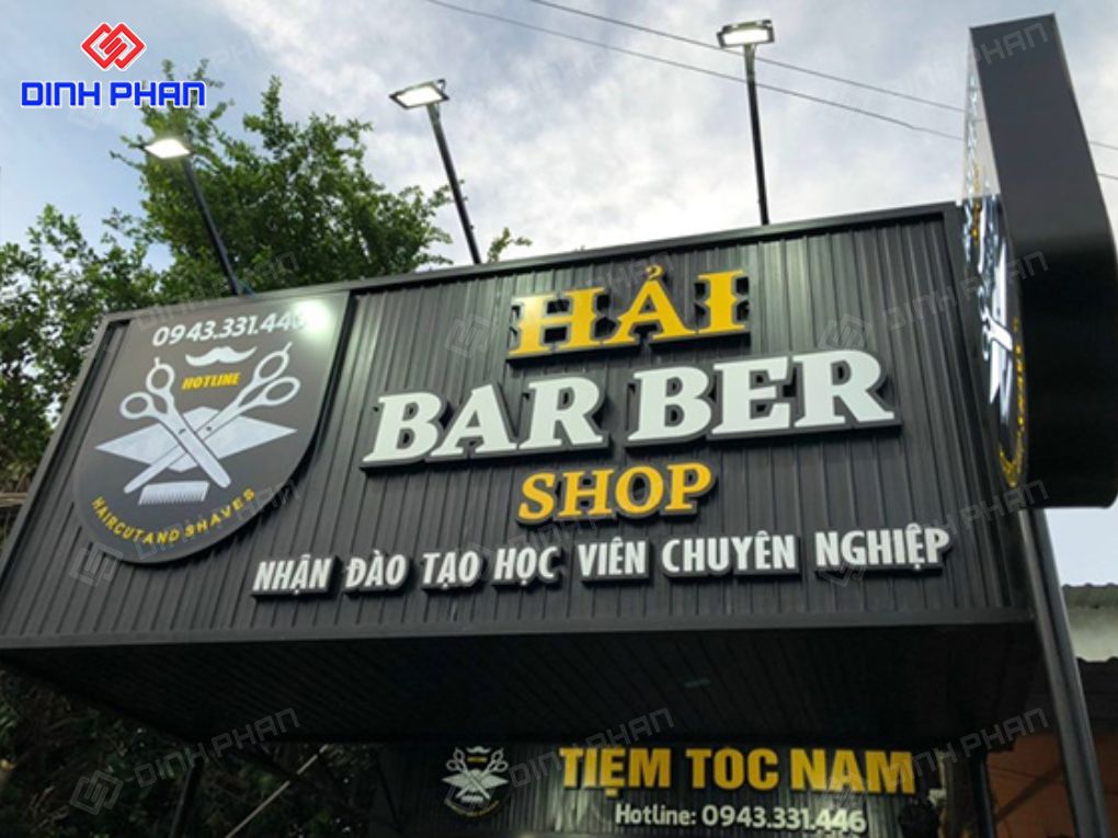 Bảng Hiệu Cắt Tóc Nam