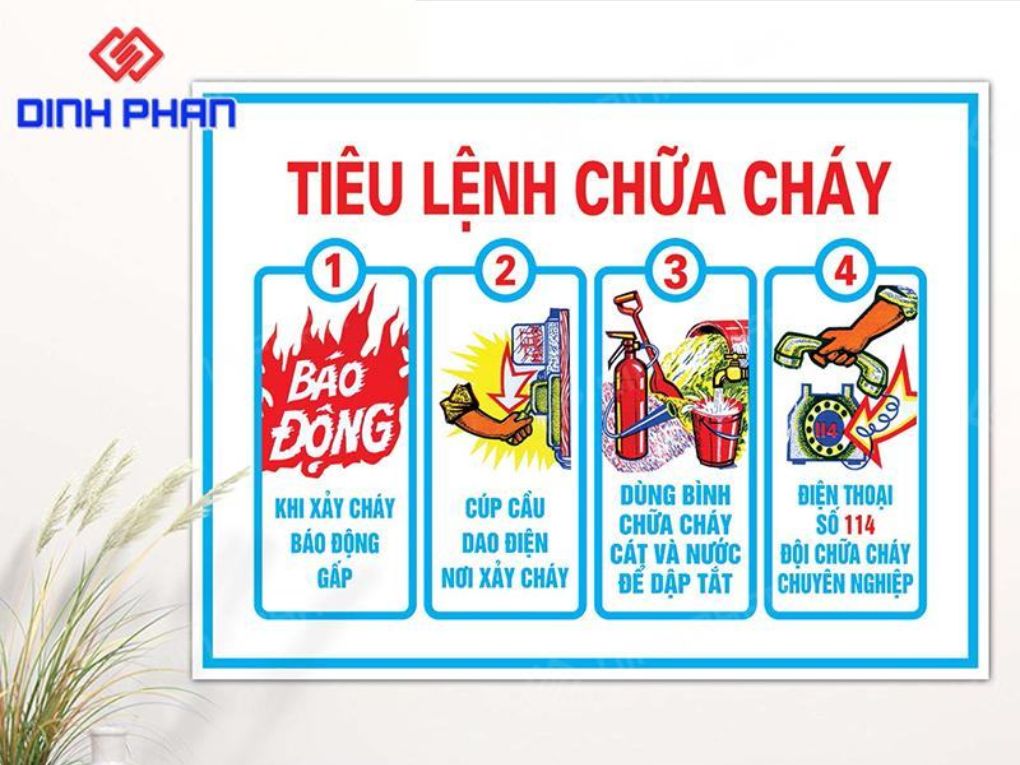 Tiêu lệnh PCCC tiện dụng.