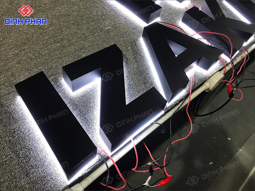 Chữ inox đen