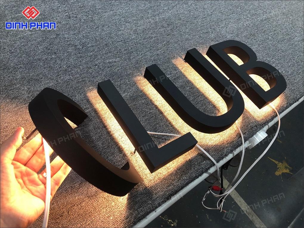 Chữ inox đen