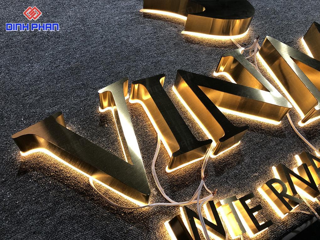 chữ inox vàng đồng